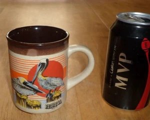 [ PELICAN BIRDS LOGO ] "FLORIDA", Ceramic Coffee Mug / Cup, VINTAGE - Picture 1 of 9