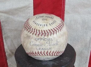 Vintage 1960s Spalding Official Connie Mack League Baseball American Legion,PA. - Picture 1 of 7