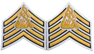 Canadian Forces Pipe Major Sleeve Rank Insignia Pair - Picture 1 of 1