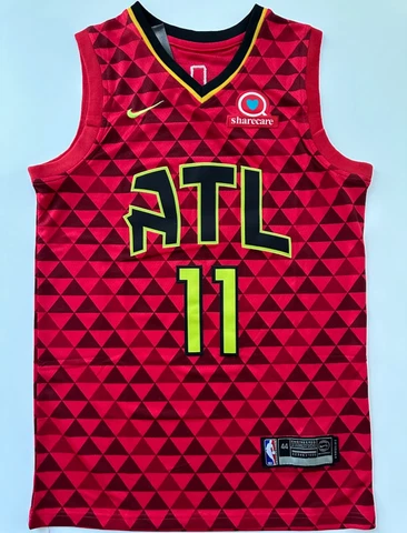 Trae Young #11 Atlanta Hawks Jersey Men Size M Medium Free ShipReturn Cover