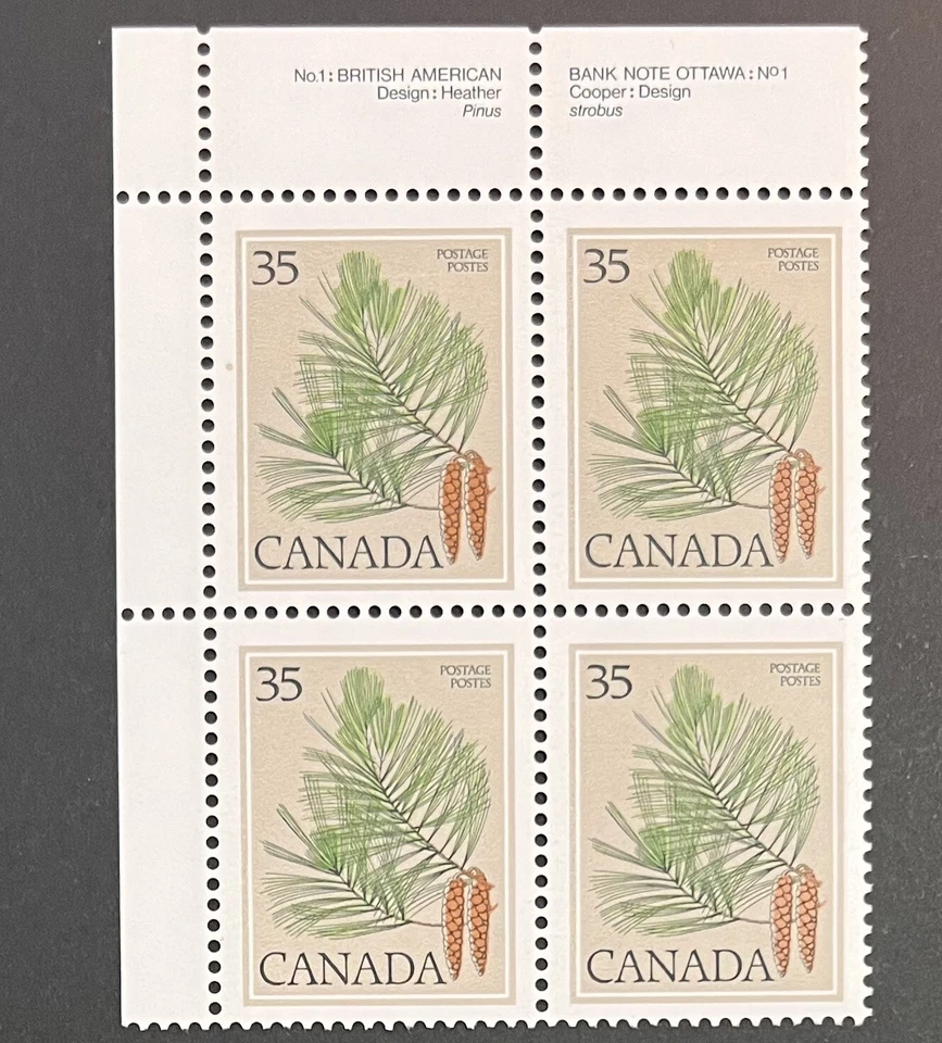 CANADA #721 Medium Value Definitive. MNH UL Block Of 4. - Image 1 of 1