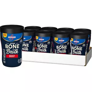 (8 Pack) Swanson Natural Beef Bone Broth Sipping Soup, Gluten-Free, 10.75 Oz - Picture 1 of 3