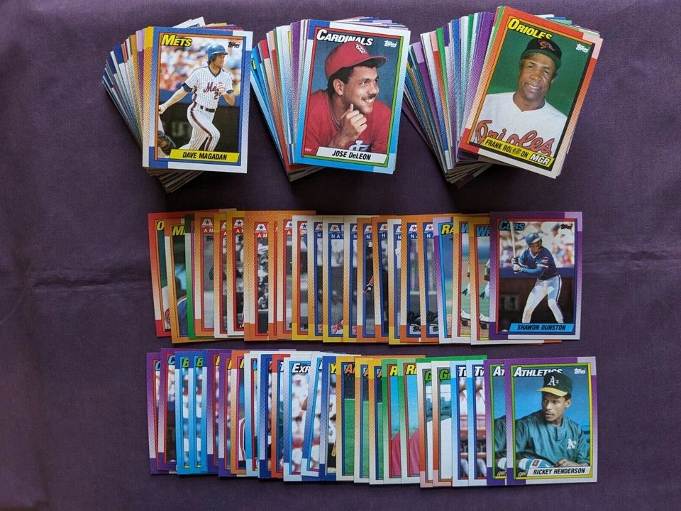 1990 Topps Baseball Card #1 - #450 - - - Pick A Card - - - Complete a Set - Image 1 of 1