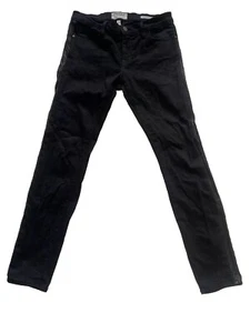 Frame Le High Skinny Jeans Womens Size 28 Black Noir Tuxedo Stripe Rare - Picture 1 of 10