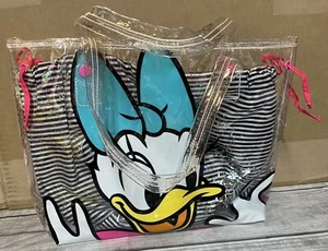 Disney Store Daisy Duck Sparkle Swim Bag Cinch Button Close With Handles - Picture 1 of 14