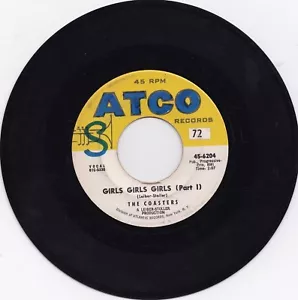DooWop 45RPM - Coasters - Girls Girls Girls (Part 1) - Picture 1 of 2