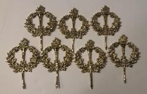 5 topper trofeo vintage, corona de olivo, dorado, griego 3" - Imagen 1 de 3