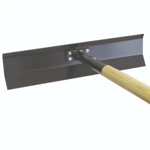 Kraft Tool Heavy Duty Steel Concrete Spreader w/48-inch Wood Handle - Picture 1 of 2