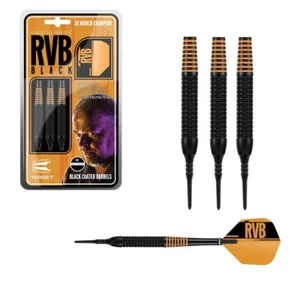 Dardos de punta suave de latón negro Target Raymond van Barneveld - 19 gramos - Imagen 1 de 1