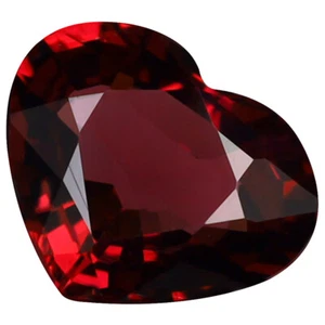 1.25 ct Heart Cut (8 x 6 mm) Tanzania Purplish Pink Rhodolite Garnet Gemstone - Picture 1 of 1
