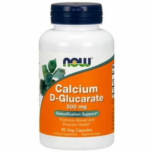 Calcium D-Glucarate 500 mg 90 Veg Caps By Now Foods - Picture 1 of 1