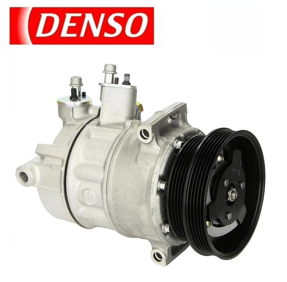 2005 - 2018 Volkswagen Jetta Golf 2.5L AC A/C Compressor com Embreagem *NOVO* DENSO - Imagem 1 de 4