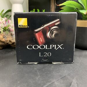 Nikon Coolpix L20 10.0MP Digital Camera Red W/ Box (042318)