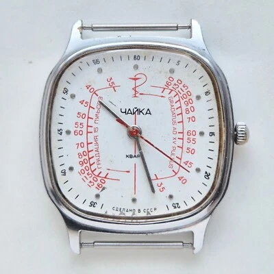 Vintage RAKETA MEDICAL Pulsometer 7 Jewels 2356 USSR soviet Quartz Wristwatch. - Image 1 of 4