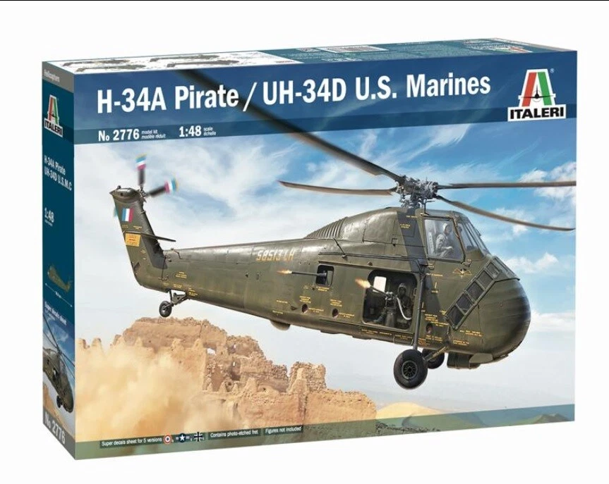 Italeri - 1/48 H-34a Pirate / Uh-34d U.s. Marines