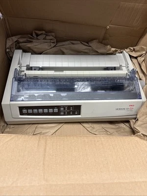 Oki MICROLINE 321 Turbo Dot Matrix Printer- No Cord - Image 1 of 4
