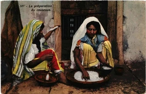 CPA Carte Postale Afrique du Nord Préparation du Couscous 1918 VM101174ok - Picture 1 of 2