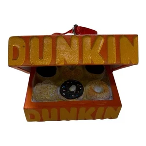 2014 Dunkin’ Donuts Half Dozen Donut Box Ornament – Holiday Collectible - Picture 1 of 10