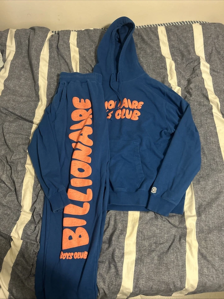 Billionaire Boys Club BBC Blue Designer Sweat Track Suit Sweatshirt Size 2XL - Image 1 of 4