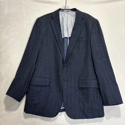 Hickey Freeman Men's Milburn Sport Coat Blazer Size 40R Jacket Blue Herringbone - Image 1 of 4