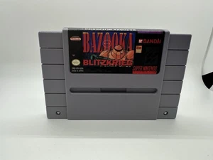 Bazooka Blitzkrieg - (Super Nintendo) TESTED, CARTRIDGE ONLY - Picture 1 of 3