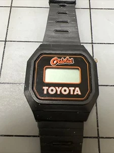 Vintage MLB 1980s Baltimore Orioles Branded Toyota Giveaway Digital Watch - Bild 1 von 8