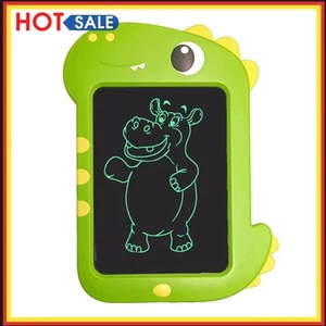 8.5 inches Kids LCD Writing Board Sketchpad (Green Dinosaur + Monochrome Pen) - Afbeelding 1 van 8