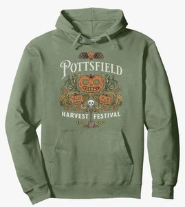 Pottsfield Harvest Festival Hoodie Sage Green Size Large Nwt - Picture 1 of 5