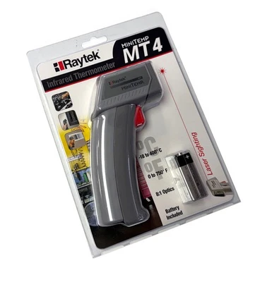 Termómetro infrarrojo láser sin contacto Raytek MiniTemp MT4 - gris NUEVO Foto 1 de 2