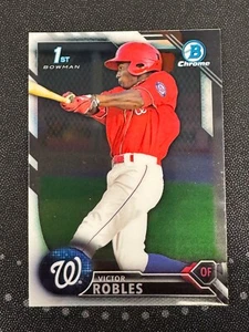 2016 Bowman #BCP10 Victor Robles 1st Chrome Prospects Washington Nationals - Picture 1 of 1