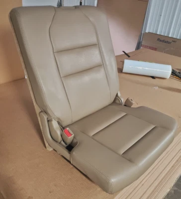 2001-2003 Acura MDX задний 3-й ряд левый водитель левая сторона кожаное сиденье желтовато-коричневый - Изображение 1 из 4