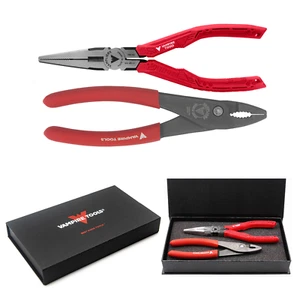 VAMPLIERS Nariz Larga + Alicates para Junta Deslizante, Juego de Regalo Extractor de Tornillos, VT-001-S2KGS - Imagen 1 de 10