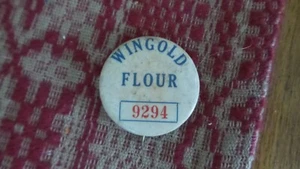 PINBACK PROMOCIONAL DE HARINA DE WINFIELD, ¡GANA UNA BOLSA DE HARINA! - Imagen 1 de 1
