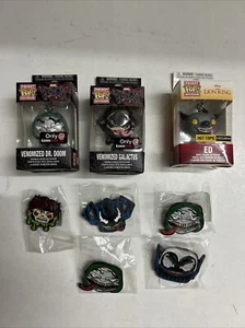 Funko Pocket Pop And Pins Lot. Venomized Galactus & Dr. Doom. lion The King ED - Picture 1 of 13