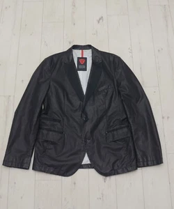Strellson Blackfire Waxed Blazer Jacket Coat Size 52 Sportswear Smart Casual - Picture 1 of 12