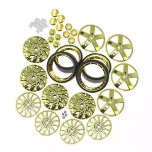 Redcat Racing 19791 - 1/10 26ers Gold 26” Wheel & Tire Combo Kit (3 Styles) (4) - Picture 1 of 1