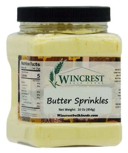 WinCrest Butter Powder (Butter Sprinkles) - 1 Lb Tub - Free Expedited Shipping! - Picture 1 of 3