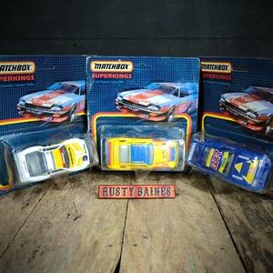 Matchbox Superkings Bundle Zakspeed Mustang, Porsche 969, Chevy Camaro - Picture 1 of 7
