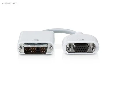 Genuine Apple DVI (DVI-I male) to VGA (female) adapter connector 603-8525 - Image 1 of 3