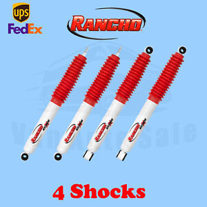 Rancho Kit 4 Front & Rear RS5000X Gas Shocks for Ford Bronco II 2WD 86-89