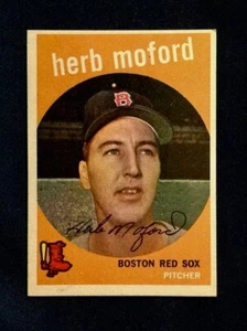 1959 Topps Baseball # 91 Hierba Moford Boston Medias Rojas EX-EX-MT Envío Gratuito Estate-R - Imagen 1 de 2