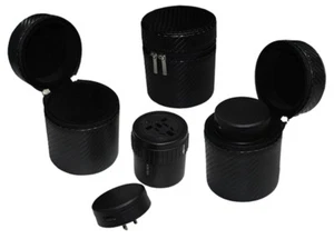 UNIVERSAL TRAVEL ADAPTER USB CHARGER BLACK CASE US AU UK EURO INTL POWER PLUG - Picture 1 of 2