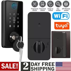 5 in 1 Smart Lock WiFi Fernbedienung Türklingel Biometrisch Fingerabdruck Schlüssellos Türschloss - Bild 1 von 10
