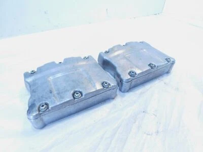 Harley Polished Twin Cam Touring Dyna Softail Cylinder Head Rocker Boxes & Arms - Image 1 of 4