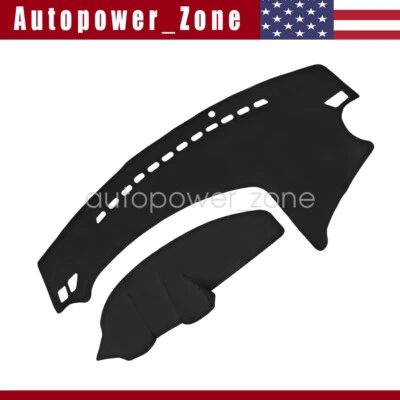 New Black Leather Car Dashboard Cover Dash Protector Pad Mat For 10-13 Mazda 3 Foto 1 de 4