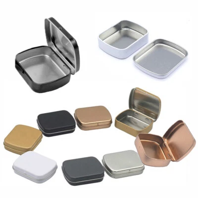 Tinplate Box Candy Box Storage Box Flip Box Mini Box Multifunctional Mini η - Image 1 of 4