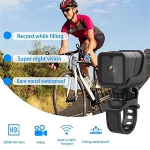 1080p HD Portable Sports Mini Camera With Hotspot Wifi Bicycle Driving Recorder - Picture 1 of 19