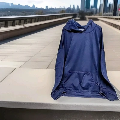 Sudadera con Capucha Pullover Bolsillo Azul Para Hombre Talla 4x 100% Poliéster Nueva Gildan  Foto 1 de 4