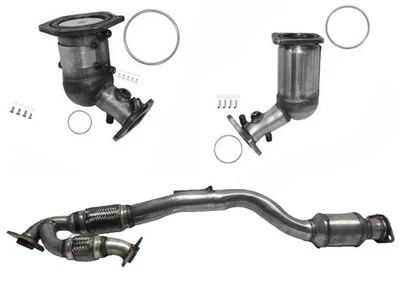 Convertidores catalíticos inferiores delanteros traseros tubo flexible para Nissan Murano 2009-2017 Foto 1 de 4