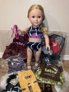 My Life  Doll Blonde Hair And Brown Eyes With New Outfits - Picture 1 of 11